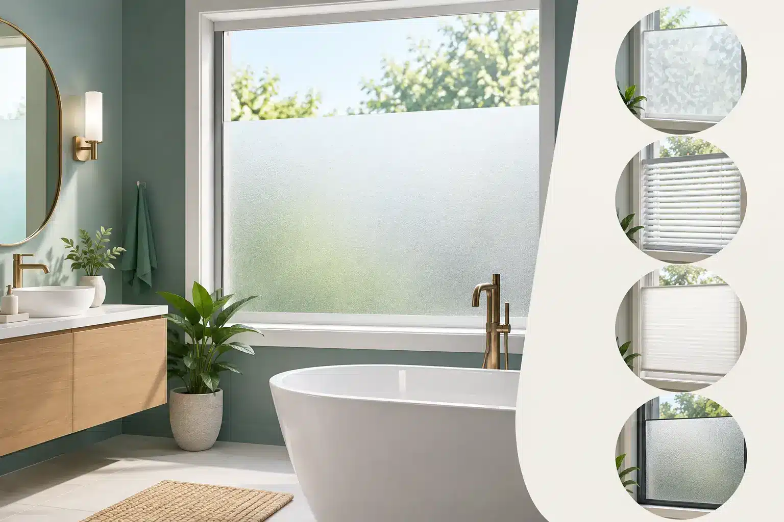 Bathroom Window Privacy Solutions That Look Beautiful