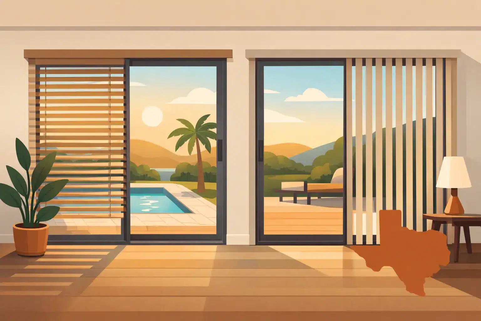Best Blinds for Sliding Doors for Texas Homes Best Blinds for Sliding Doors for Texas Homes