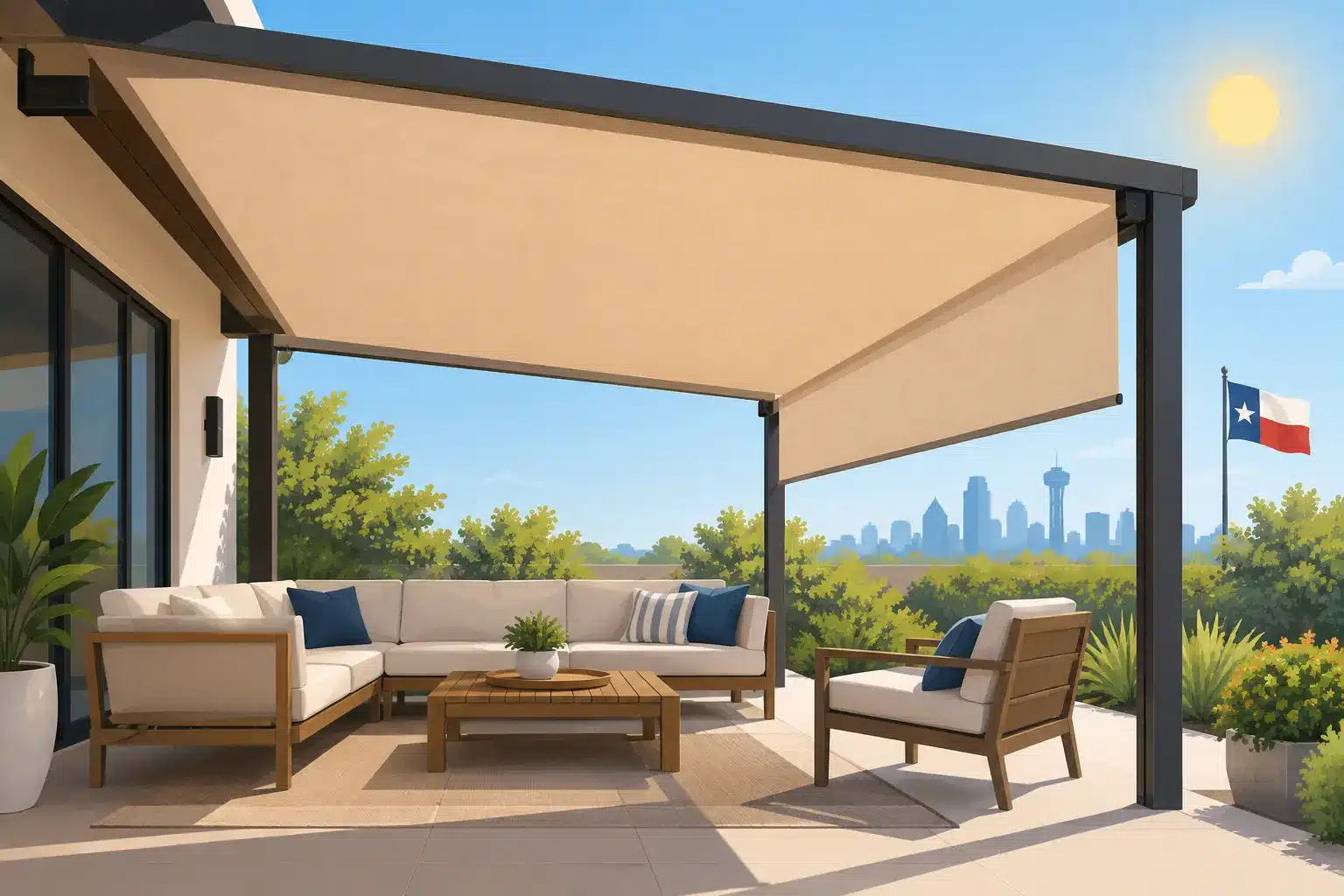 Outdoor Patio Shades That Work in Texas Heat