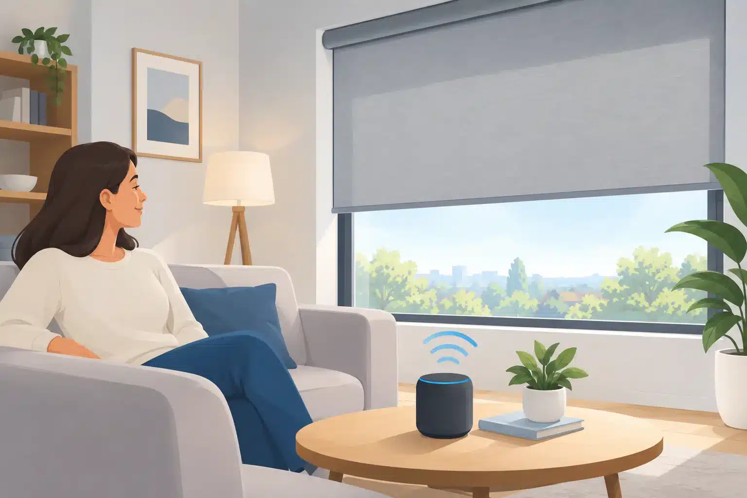 Smart Shades With Alexa for a More Comfortable Home