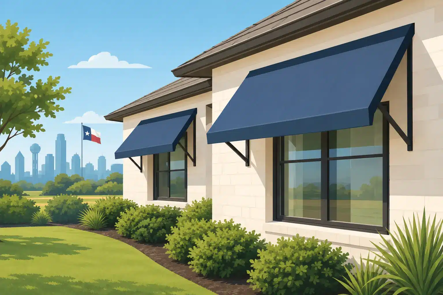 Window Awnings for Texas Homes That Last
